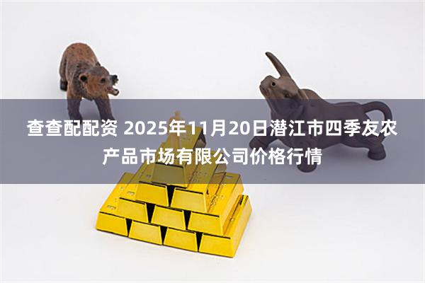 查查配配资 2025年11月20日潜江市四季友农产品市场有限公司价格行情